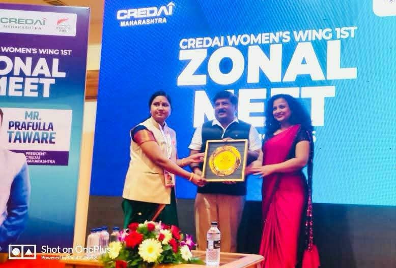 CREDAI Women's Wing Zonal Meet recognition