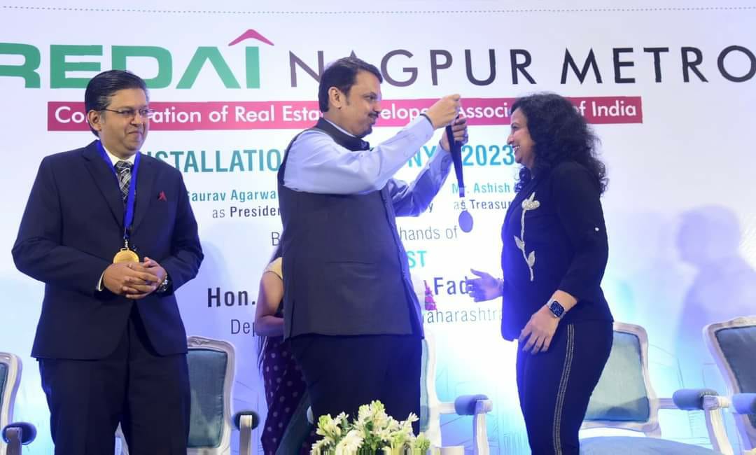 Ar. Kanchan Bambal at a CREDAI Nagpur event